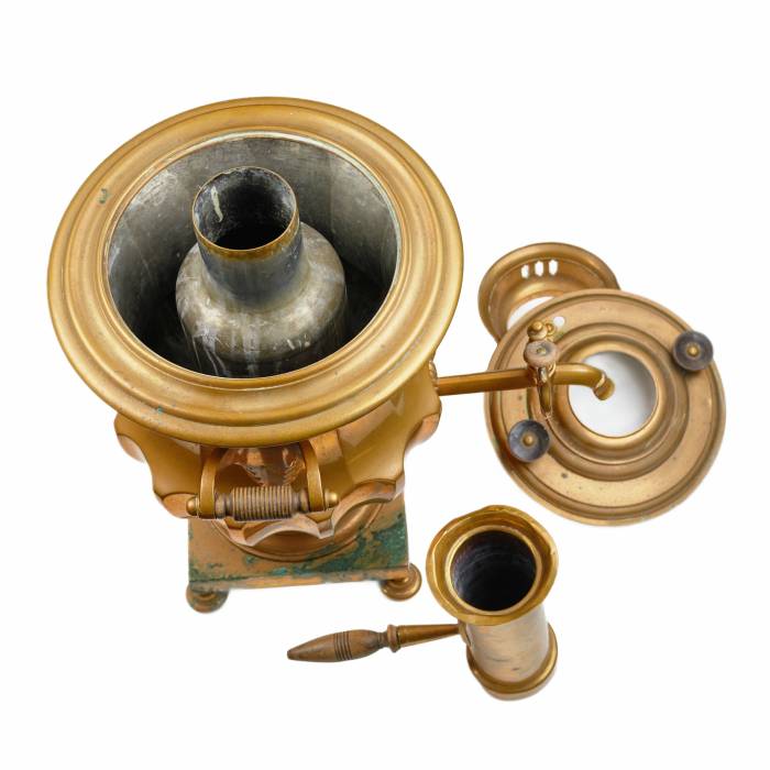 Russian samovar crater with edges. Russia. 19th century. 