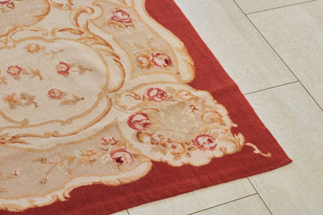 Tapis français du XIXe siècle de style Aubusson. 