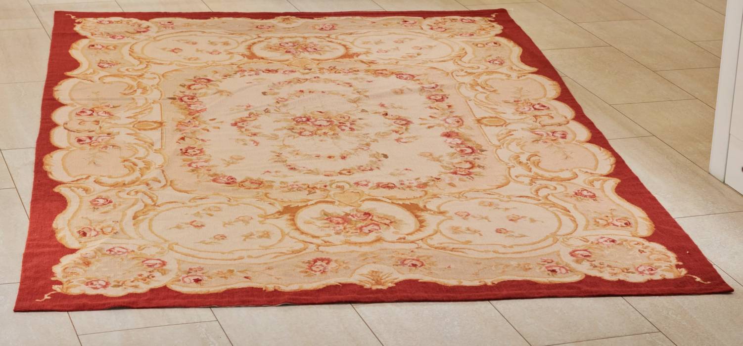 Tapis français du XIXe siècle de style Aubusson. 