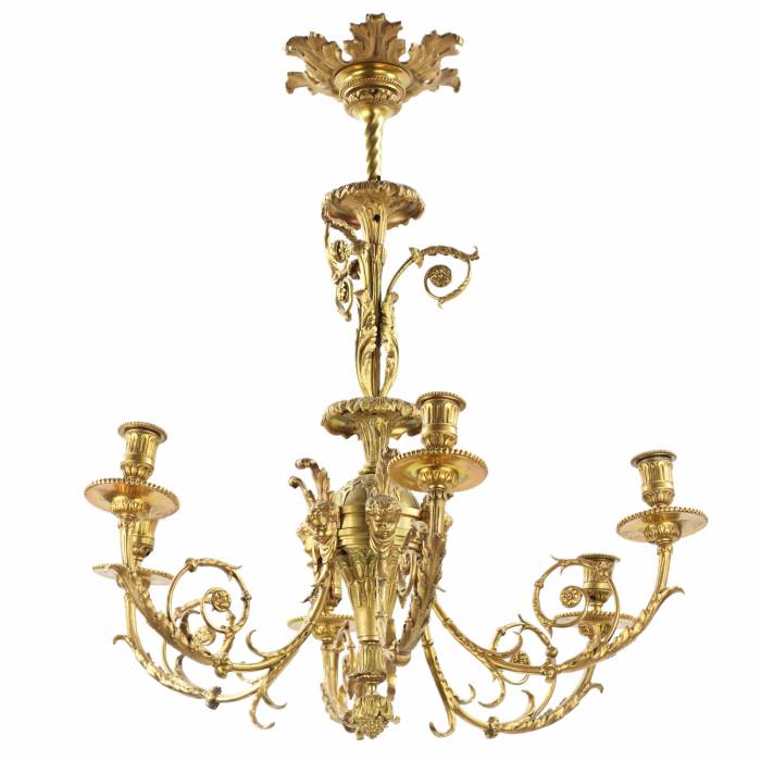 Louis XVI style chandelier.