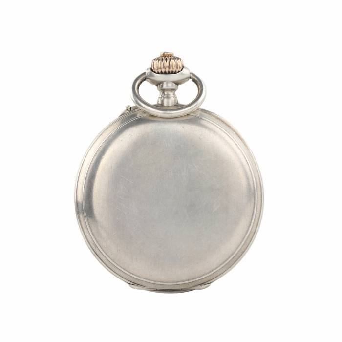 Prize pocket watch made of silver, Pavel Bure company. Russia, turn of the 19th-20th century. 