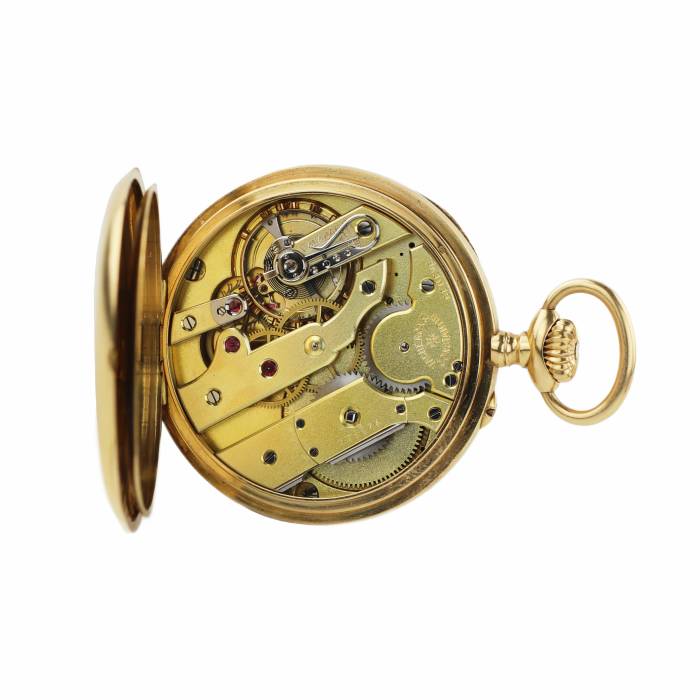 Gold pocket watch from the world famous company Vacheron & Constantin. Early 20th century. 