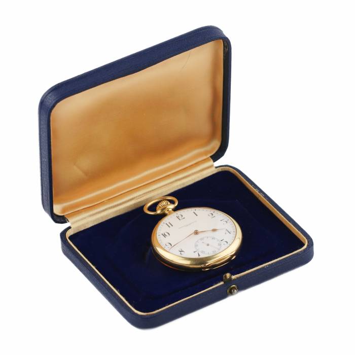 Gold pocket watch from the world famous company Vacheron & Constantin. Early 20th century. 