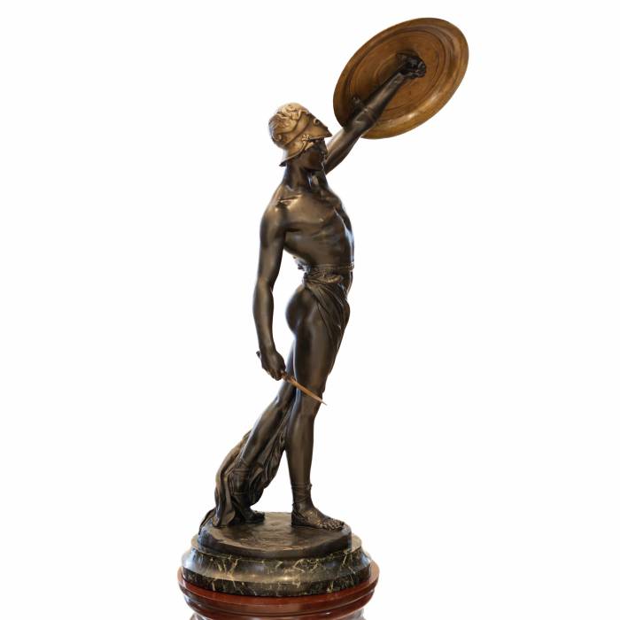 Sculpture en bronze Gladiateur. Paul-Philippe (1870-1930). France. Le tournant du 19e-20e siècle. 