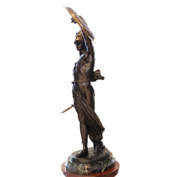 Sculpture en bronze Gladiateur. Paul-Philippe (1870-1930). France. Le tournant du 19e-20e siècle. 