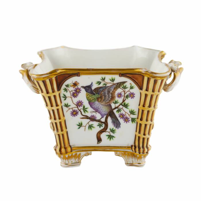 Porcelain Flowerpot from the Miklashevsky factory