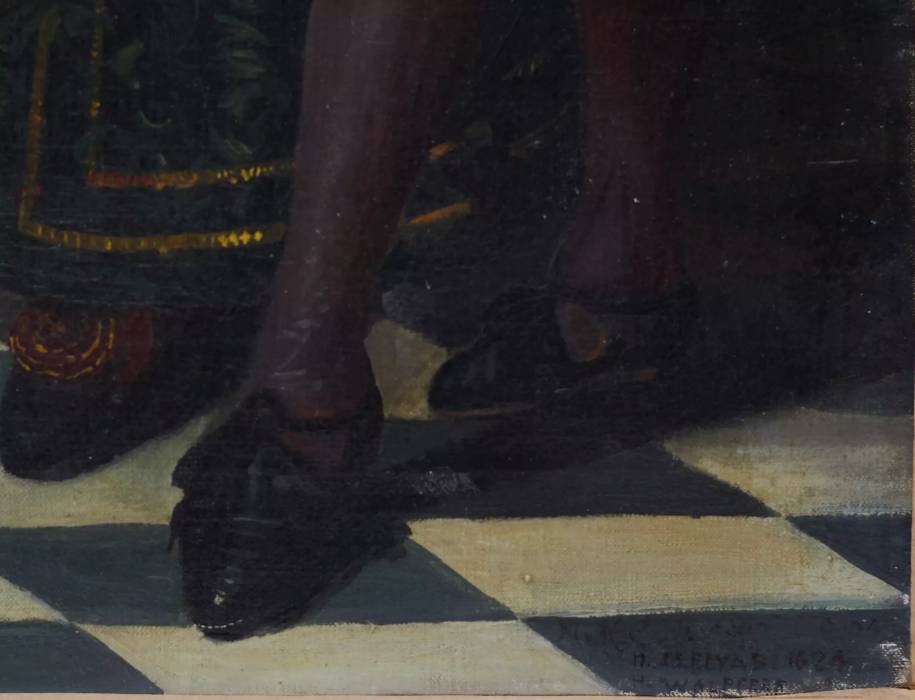School of Dirck Hals (1591-1656). Feasting company. 
