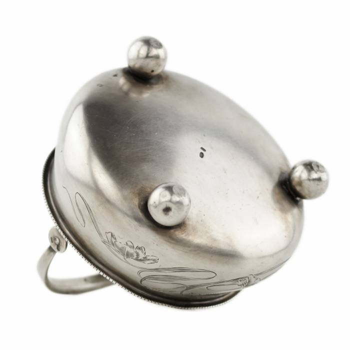 Russian, silver sugar bowl from the turn of the 19th-20th centuries. 
