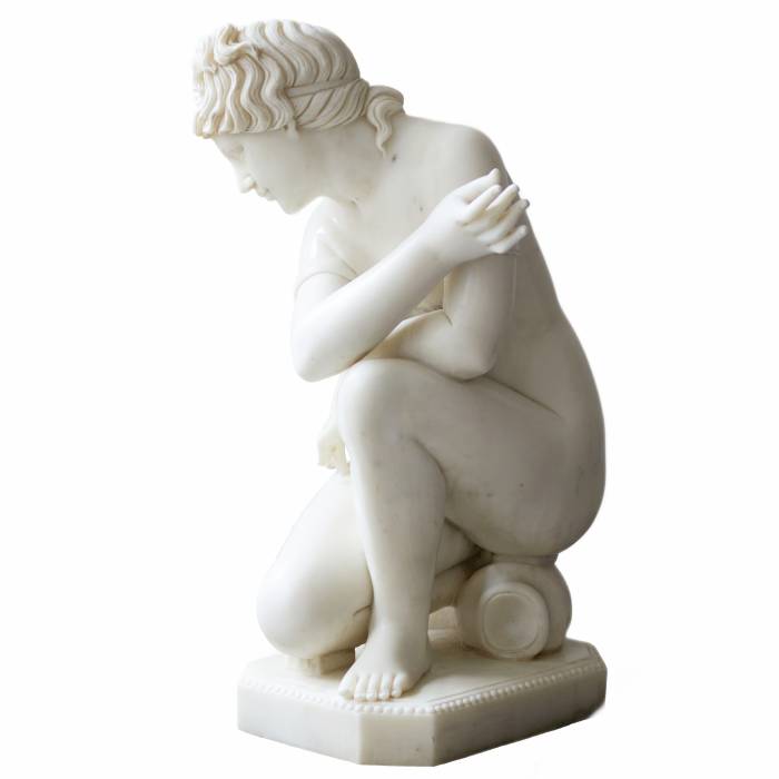 Мраморная скульптура Купание Венеры. 19-20 век.