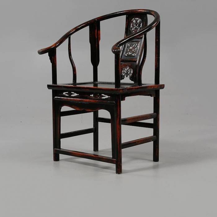 Chaise Huanghuali, dynastie Qing, 19e siècle 