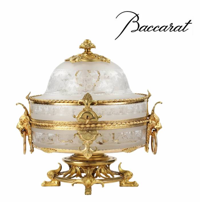 Ликерный бар из стекла и позолоченной бронзы периода Belle Époque. Baccarat. Франция. 