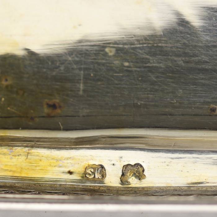 Austrijas sudraba eļļotājs ar stiklu. 19.-20.gadsimta mija. 