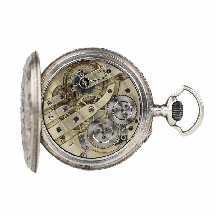 Sudraba kabatas pulkstenis no Pavel Bure. 19. gadsimta beigas. 