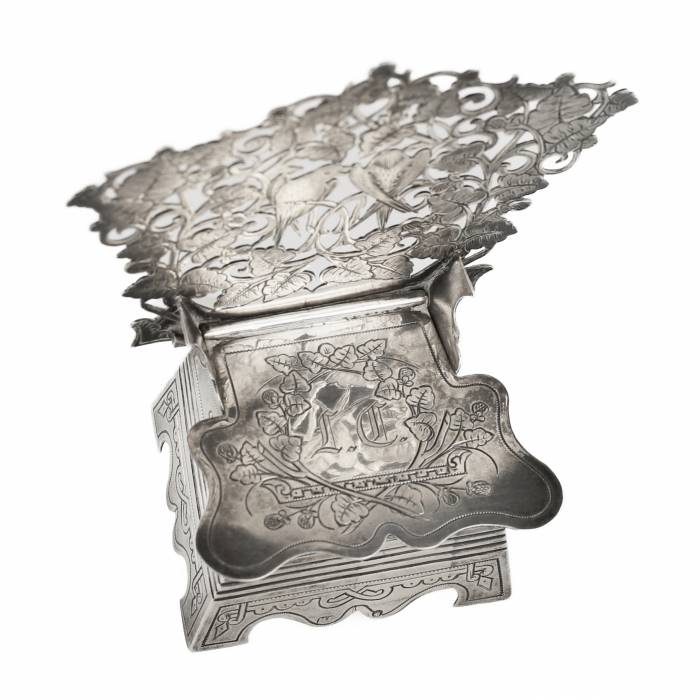 Salière russe en argent. Mikhaïl Goloshchanov Moscou, fin du XIXe siècle. 