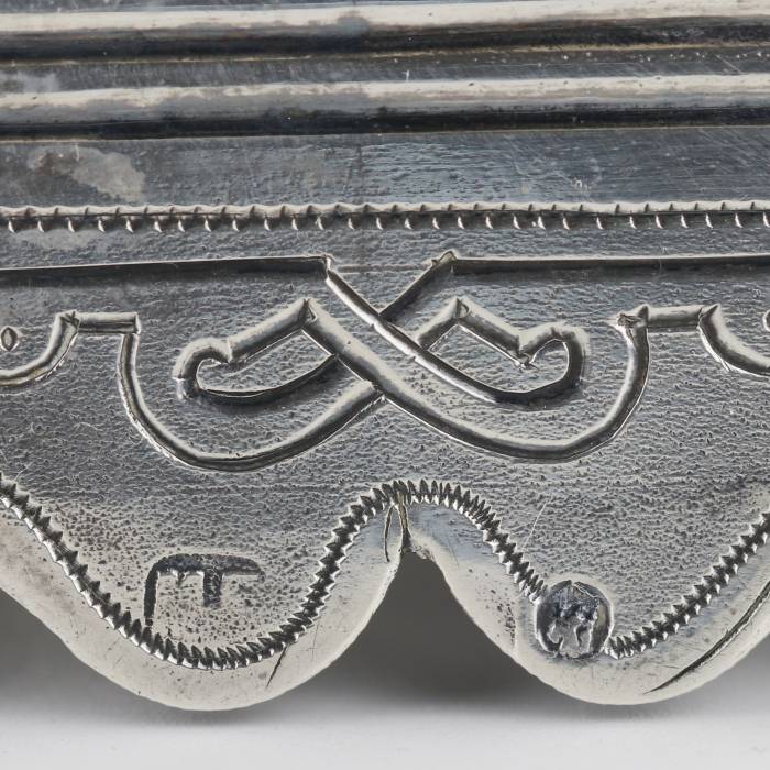 Salière russe en argent. Mikhaïl Goloshchanov Moscou, fin du XIXe siècle. 
