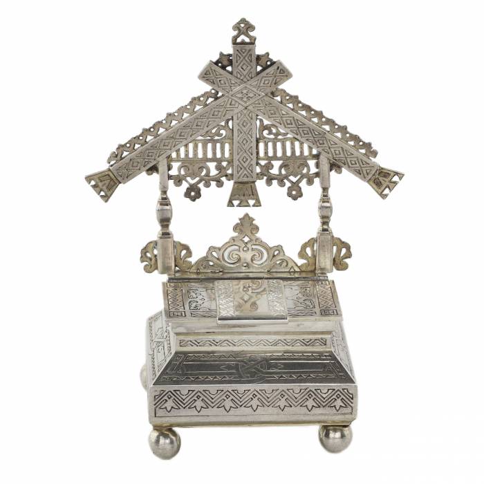 Salière russe en argent. Dmitri Pastukhov Moscou 1888. 
