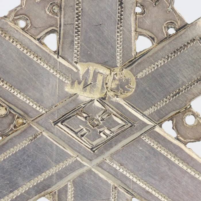 Salière russe en argent. Dmitri Pastukhov Moscou 1888. 