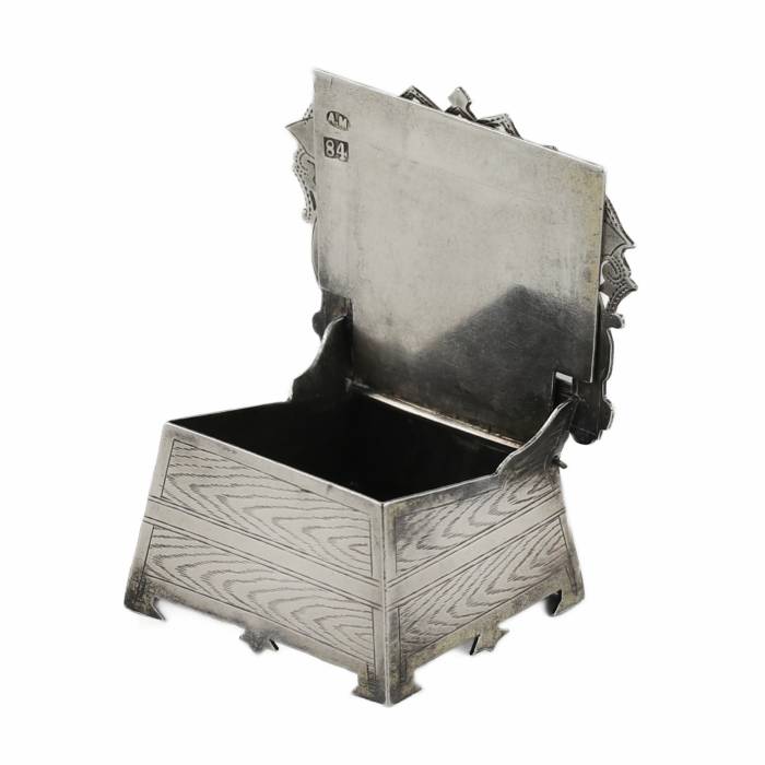 Salière russe en argent et émail. Alexandre Moukhine. Russie. Moscou 1880 