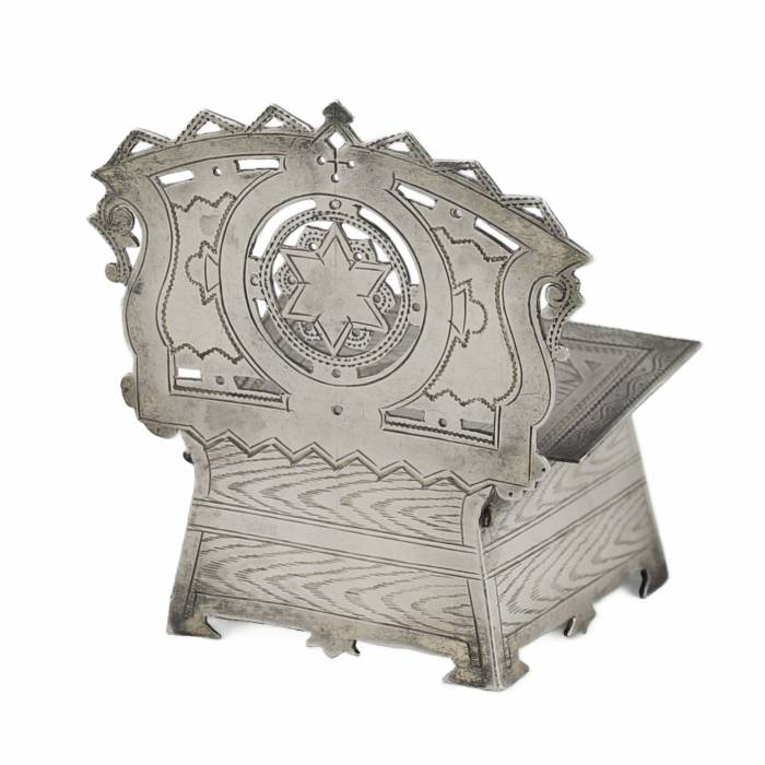 Salière russe en argent et émail. Alexandre Moukhine. Russie. Moscou 1880 