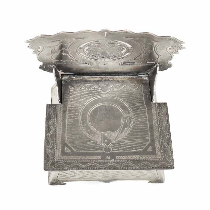 Salière russe en argent et émail. Alexandre Moukhine. Russie. Moscou 1880 