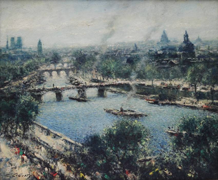 Ludolfs Liberts (1895–1959) The Seine Embankment in Paris. 