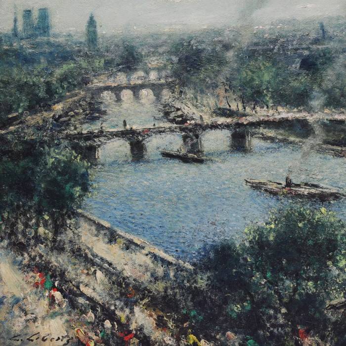 Ludolfs Liberts (1895–1959) The Seine Embankment in Paris. 