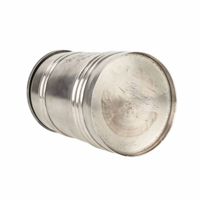 Russian silver beer mug. Sokolov V. T. Moscow 1899-1908 