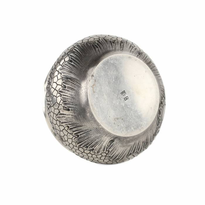 Russian silver salt shaker. Alexander Lokin. St. Petersburg 1896. 