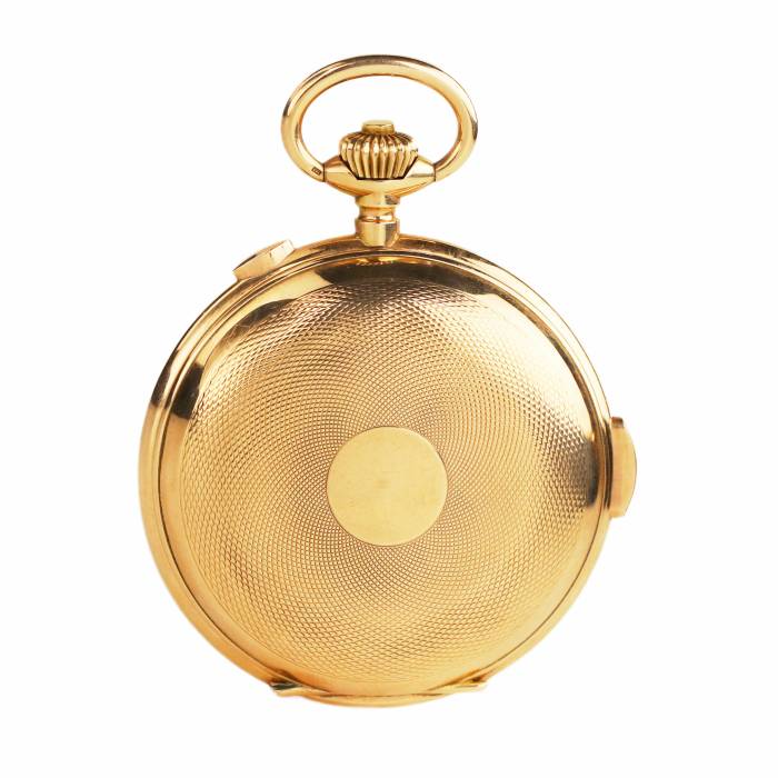 Montre de poche à répétition des quarts en or 14 carats. Invicta pour le marché russe. Suisse, vers 1900