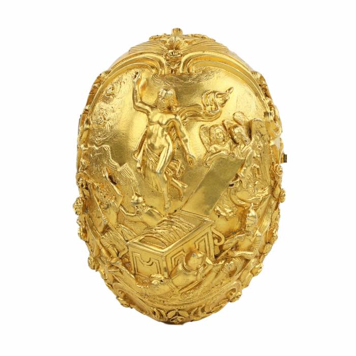 Gilded bronze Easter egg. Russia, late 19th – early 20th century. 