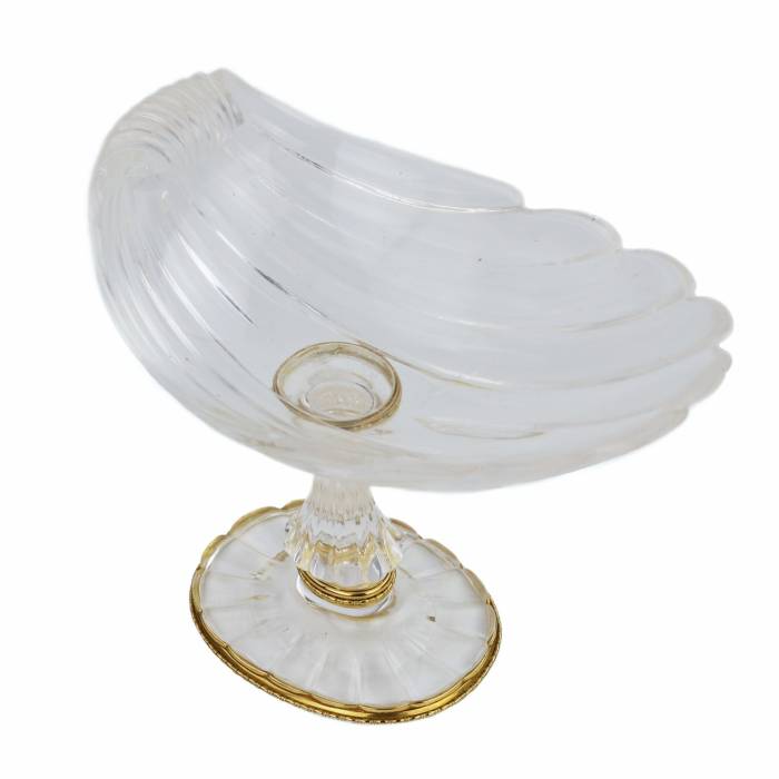MOUNTAIN CRYSTAL BOWL WITH GOLD MOUNT BY FABERGÉ SAINT PETERSBURG, 1880–1890