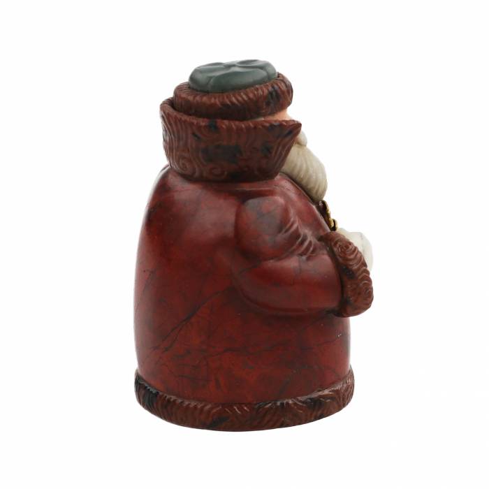 HARDSTONE FIGURE “BOYAR”. FABERGÉ ST PETERSBURG, WORKSHOP OF PYOTR KREMLEV, 1915–1917