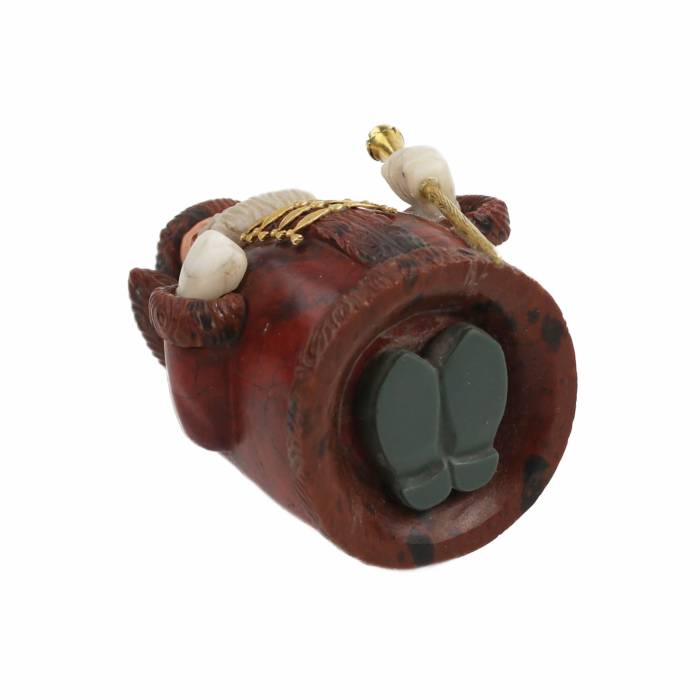 HARDSTONE FIGURE “BOYAR”. FABERGÉ ST PETERSBURG, WORKSHOP OF PYOTR KREMLEV, 1915–1917