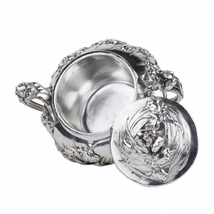 SILVER TEA SET JAPAN, MEIJI PERIOD (1868-1912) 