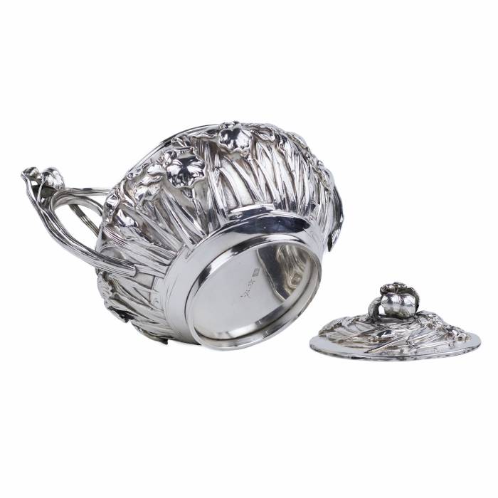 SILVER TEA SET JAPAN, MEIJI PERIOD (1868-1912) 
