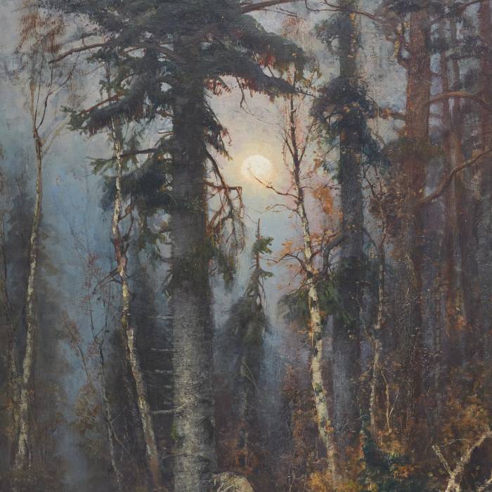 FORÊT EN FIN D’AUTOMNE  YOULI KLEVER (1850–1924), 1903