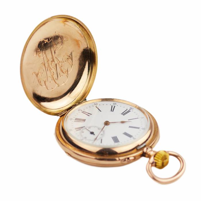 MONTRE DE POCHE À L’AIGLE BICÉPHALE DE RUSSIE  RUSSIE, PAVEL BUHRÉ, VERS 1900–1903