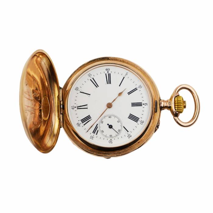 MONTRE DE POCHE À L’AIGLE BICÉPHALE DE RUSSIE  RUSSIE, PAVEL BUHRÉ, VERS 1900–1903