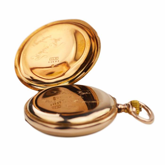 MONTRE DE POCHE À L’AIGLE BICÉPHALE DE RUSSIE  RUSSIE, PAVEL BUHRÉ, VERS 1900–1903