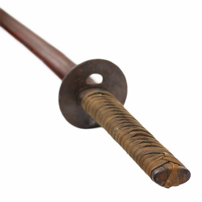 KATANA PORTANT L’INSCRIPTION « BIZEN KUNI OSAFUNE JŪ NAGAYOSHI SAKU » JAPON, XIXᵉ–XXᵉ SIÈCLE