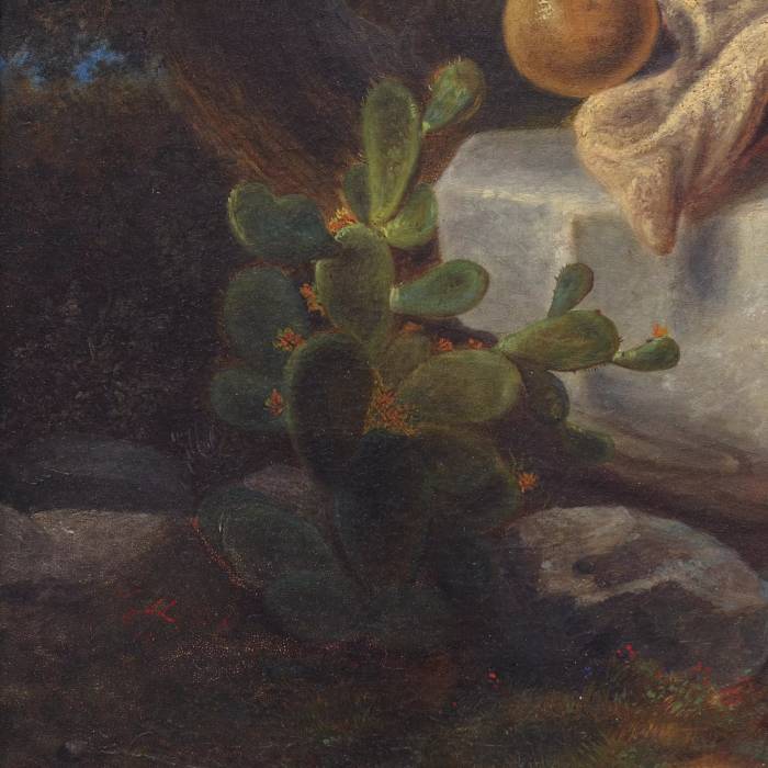 CARL TIMOLEON VON NEFF (1804–1877). ZĒNS AR FLAUTU  KRIEVIJA / IGAUNIJA, 1841