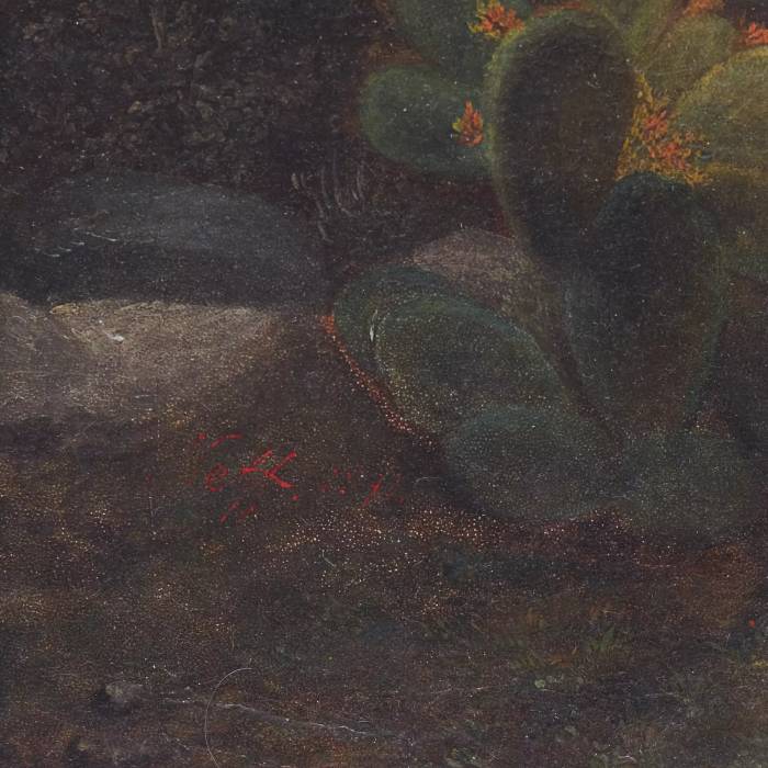 CARL TIMOLEON VON NEFF (1804–1877). ZĒNS AR FLAUTU  KRIEVIJA / IGAUNIJA, 1841