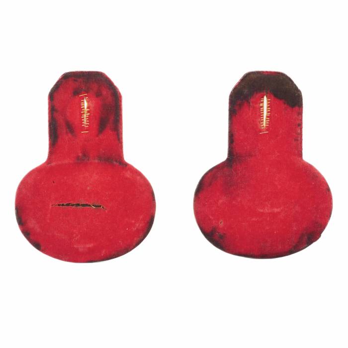 A PAIR OF EPAULETTES WITH THE CIPHER OF EMPEROR ALEXANDER II RUSSIA, SECOND HALF OF THE 19TH CENTURY
