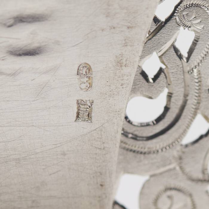 SILVER SALT CELLAR IN THE FORM OF A THRONE. MASTER P. P. MILYUKOV RUSSIAN EMPIRE, MOSCOW, 1895