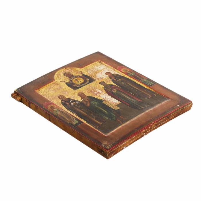 ICON OF THE MOTHER OF GOD “THE SIGN” WITH SELECTED SAINTS RUSSIA, SECOND HALF OF THE 19TH CENTURY