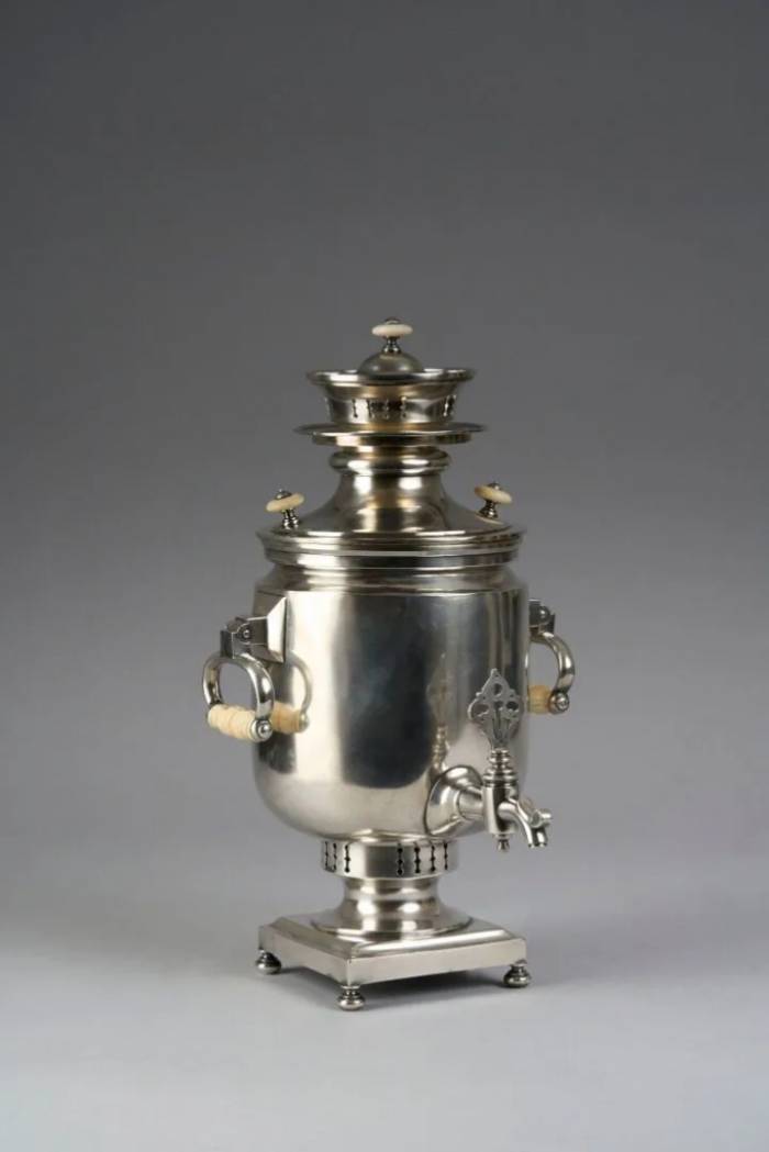 SILVER SAMOVAR. JOHAN OLSONIUS RUSSIA, SAINT PETERSBURG, THIRD QUARTER OF THE 19TH CENTURY