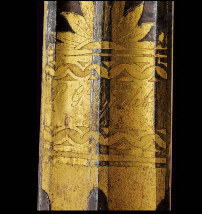 CEREMONIAL PRESENTATION SWORD  RUSSIAN EMPIRE, FIRST HALF OF THE 19TH CENTURY