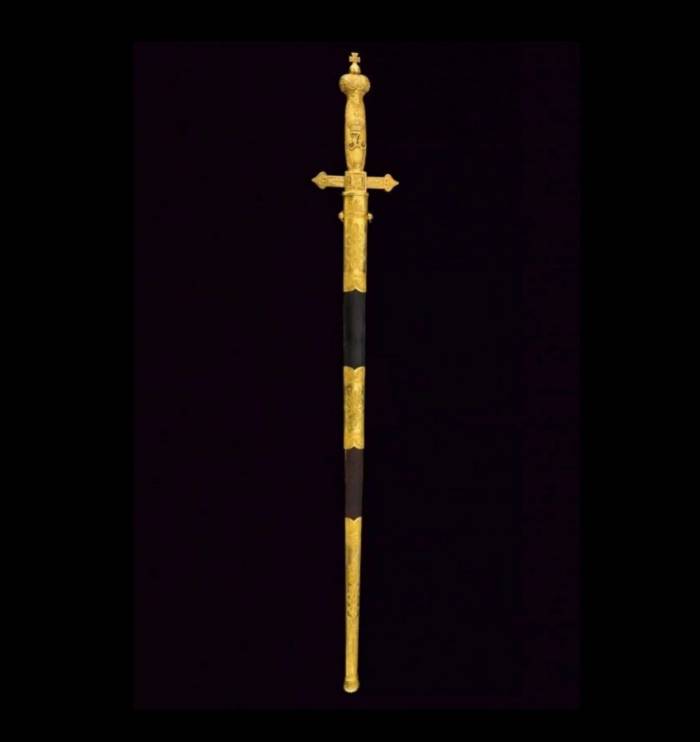 CEREMONIAL PRESENTATION SWORD  RUSSIAN EMPIRE, FIRST HALF OF THE 19TH CENTURY