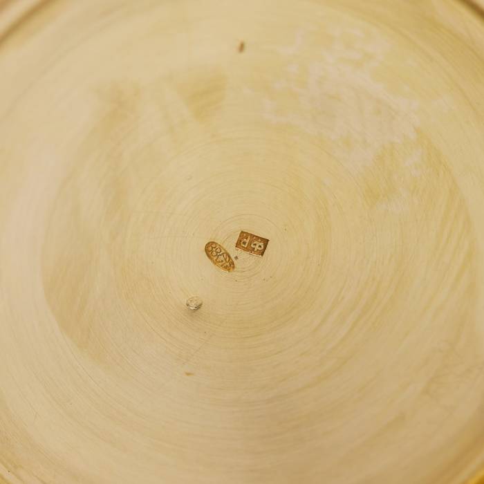 SILVER CLOISONNÉ-ENAMELLED TEA GLASS HOLDER. FYODOR RUCKERT RUSSIA, MOSCOW, TURN OF THE 19TH – 20TH CENTURY