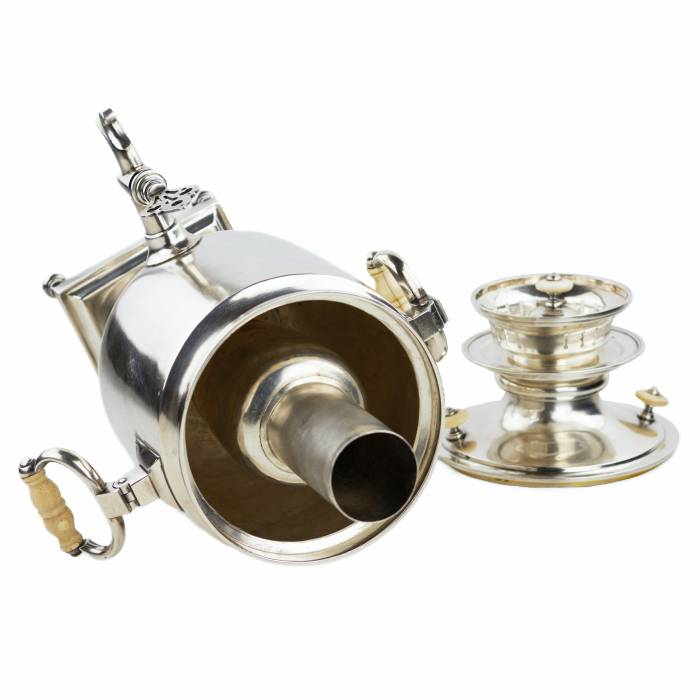 SILVER SAMOVAR. JOHAN OLSONIUS RUSSIA, SAINT PETERSBURG, THIRD QUARTER OF THE 19TH CENTURY